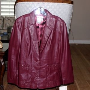 Classic Leather Blazer